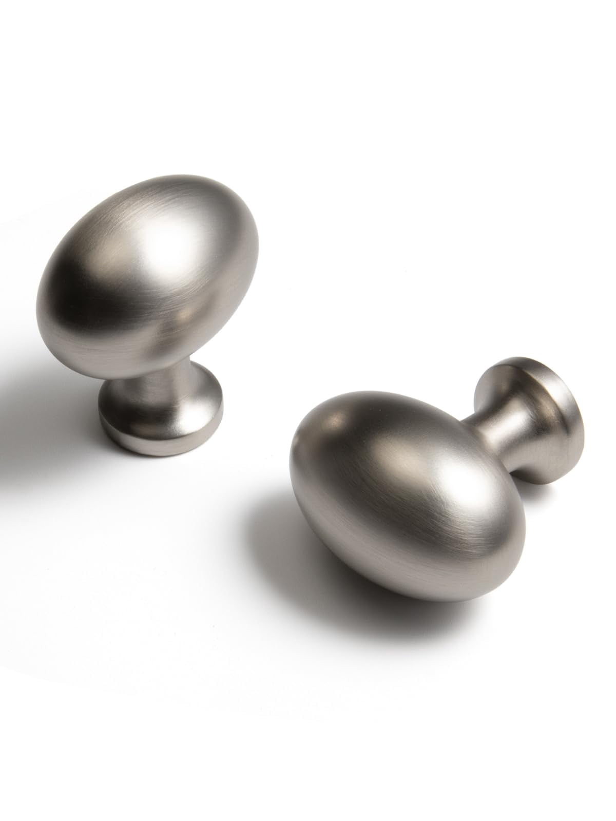 Oval Antique Brass Cabinet Knobs, Zinc Alloy for Drawer Knobs for Dresser Cupboard Wardrobe (5, Antique Brass, Egg knob)