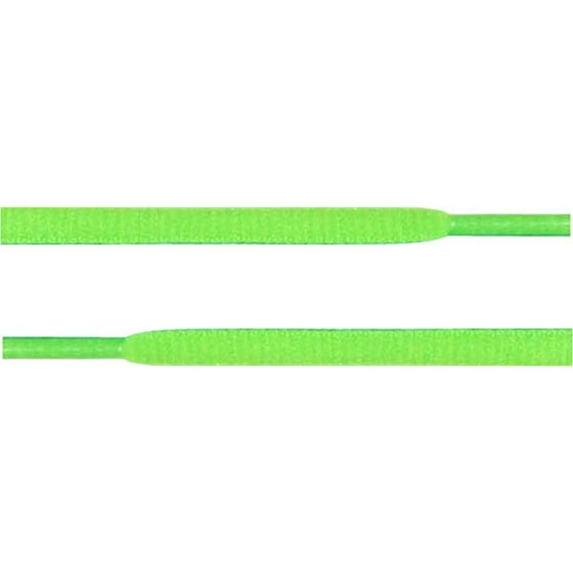 Oval Athletic Shoelaces 1/4" Thick Solid Colors for All Shoes Several Lengths