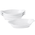 thumbnail image 1 of XINLTC 9 inch Ceramic Small  Baking Dish Set for Oven, Set of 4,  Individual Au Gratin Baking Dish for 1 or 2 Person Servings, Mini Casserole Dish with Double Handle for Kitchen and Home, White, 1 of 6
