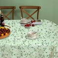 thumbnail image 1 of Oval Bird Floral Tablecloth,Green French Tablecloth for Oval Tables 54x 72inch,Perfect for Kitchen Dinner, Restaurant ,Holiday Picnic Table Cover, 1 of 1