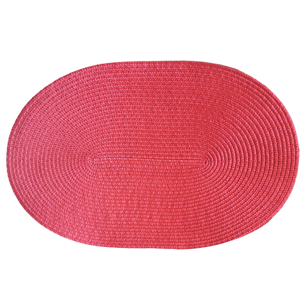 Oval Braided Placemats 30*45cm Table Mats for Dining Tables Natural