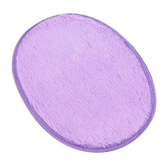 Oval Carpet Floor Mat Purple 30*40,1Pc Carpet,30*40Cm Anti-SBoy Fluffy Shaggy Area Rug Home Bedroom Bathroom Floor Door Mat