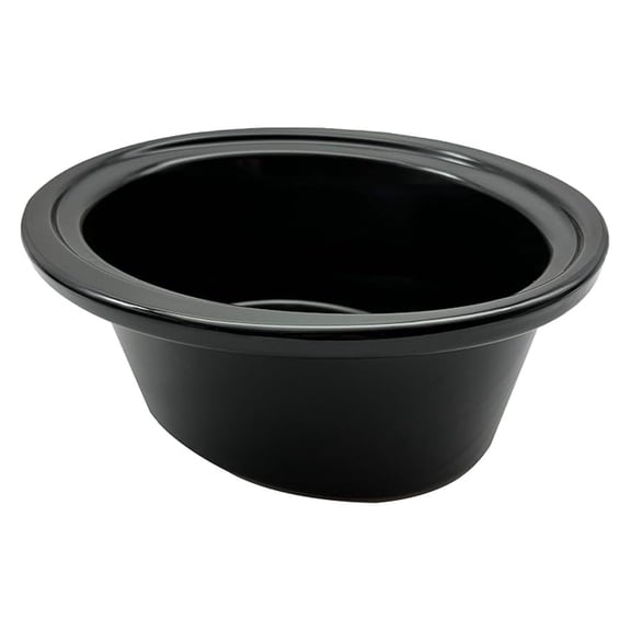 Oval Ceramic Pot Compatible with Crockpot Slow Cooker 6Qt CPSCVO60LL-BP, CPSCVC60LL-S, SCCPVL600-S-BR