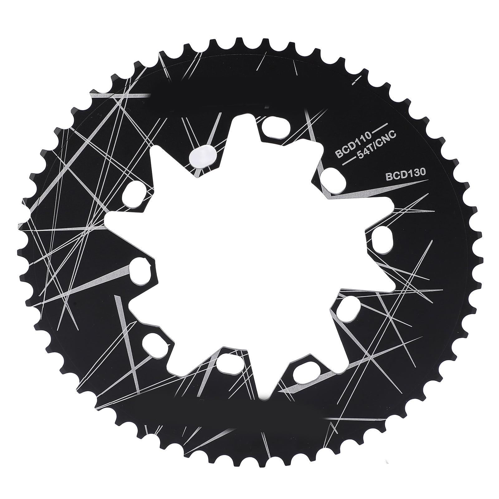 Oval Chainring 54T 110/130mm BCD for 710 Speed Road or Folding