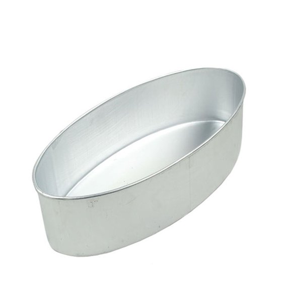 Oval Challah Pan, Aluminum 12-3/16"