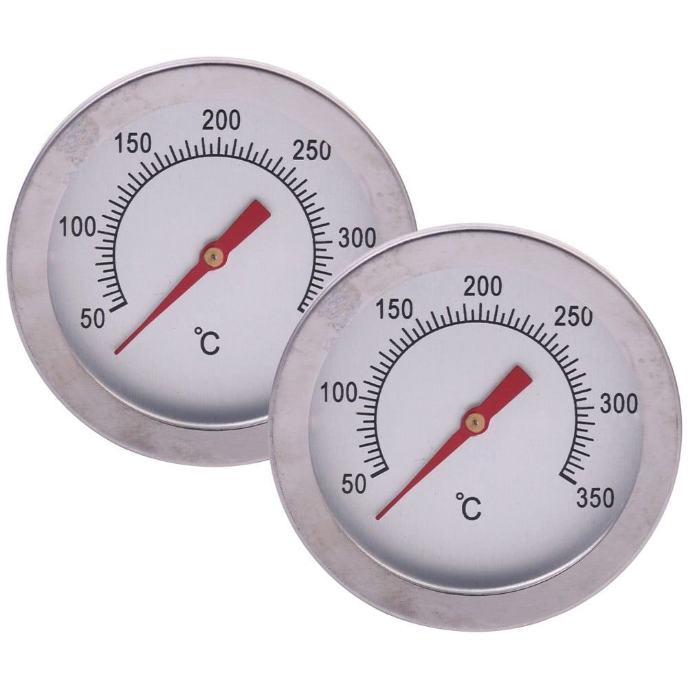 Oval Char Broil TEMP BBQ Smoker Grill Thermomete 50350°C Thermometer Outdoor