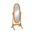 thumbnail image 1 of Oval Cheval Mirror Honey, 1 of 3