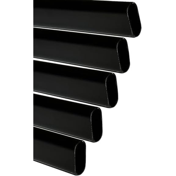 Oval Closet Rod - 94" - Black - 5 Pack