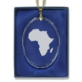 thumbnail image 1 of Oval Crystal Christmas Ornament - African Continent, 1 of 2
