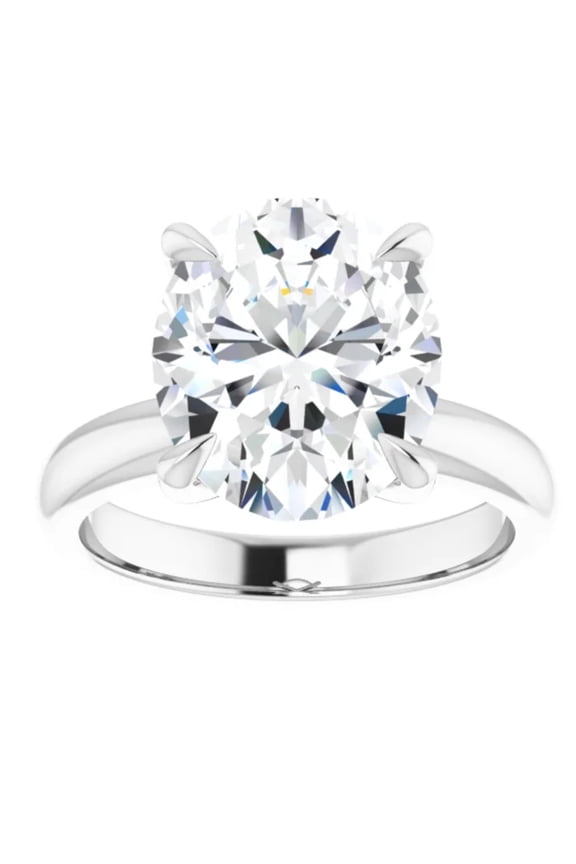 Oval Cut 2 Ct. Lab Grown Diamond Engagement Ring