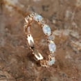 thumbnail image 1 of Oval Cut 2Ct Lab Created Opal Wedding & Engagement Ring 14K Yellow Gold Plated, 1 of 3