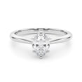 thumbnail image 1 of Oval Cut Solitaire Engagement Ring 14K Yellow Gold, 1 of 4