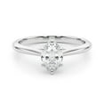 thumbnail image 1 of Oval Cut Solitaire Engagement Ring 18K Yellow Gold, 1 of 4