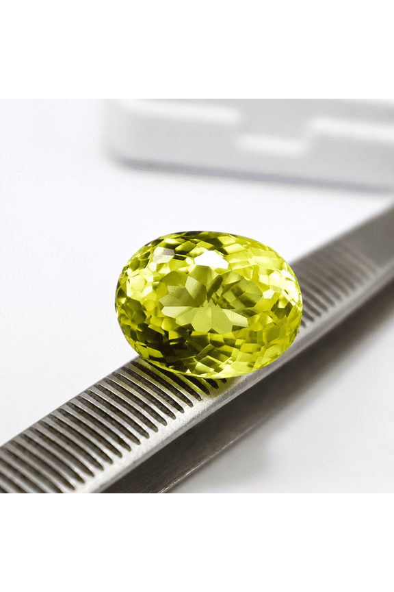 Oval Cut Yellow Sapphire Loose Gemstone, Faceted Golden Yellow Stone for Ring, Pendant and Custom Jewelry Making