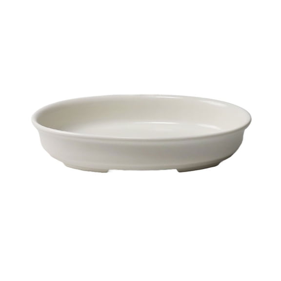 Oval Desktop Ceramic Flower-arranging Vessels Home Garden Plant Drip Tray