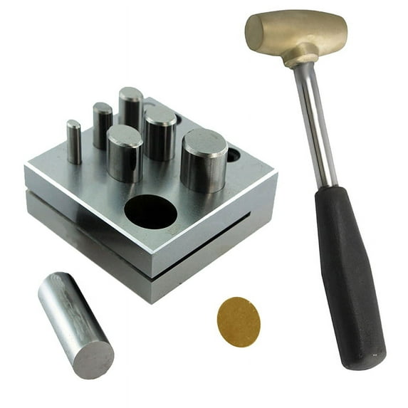 Oval Disc Cutter Set Of 7 Pcs High Precision Pcs Plus Brass Hammer