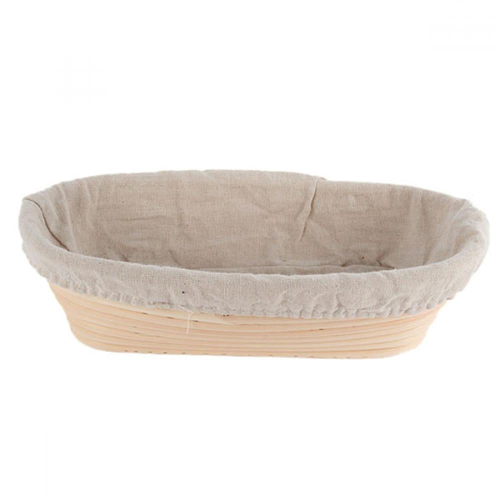 Oval Dough Proofing Basket Natural Rattan Bread Proofing Baskets for Dough Fermentation and