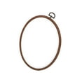 thumbnail image 1 of Oval Embroidery Hoop â Bamboo-Style Frame for Craft, Sewing & DIY Display(5.9"*7.5"), 1 of 6