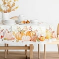 Oval Fall Tablecloth Thanksgiving Tablecloth Oval Autumn Table Cloths