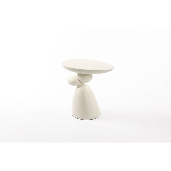 Oval Fiberglass Corner Table | Creates Profound Thinking at Home | Heat-Resistant Fiberglass Material | Simple Cleaning and After-Sales Support