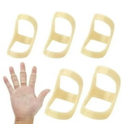 Oval Finger Splint, Finger Support Trigger Finger Splint Finger Straightener Brace For Thumb Middle Pinky or Ring Finger 3,4,5,6,7 Sizes