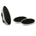thumbnail image 1 of Oval Floor Mount Gas Pedal, Small Oval Brake & Clutch Pad - Chromed Billet, 1 of 1
