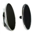 thumbnail image 1 of Oval Floor Mount Gas Pedal with Small Oval Brake Pad Chromed Billet, 1 of 1