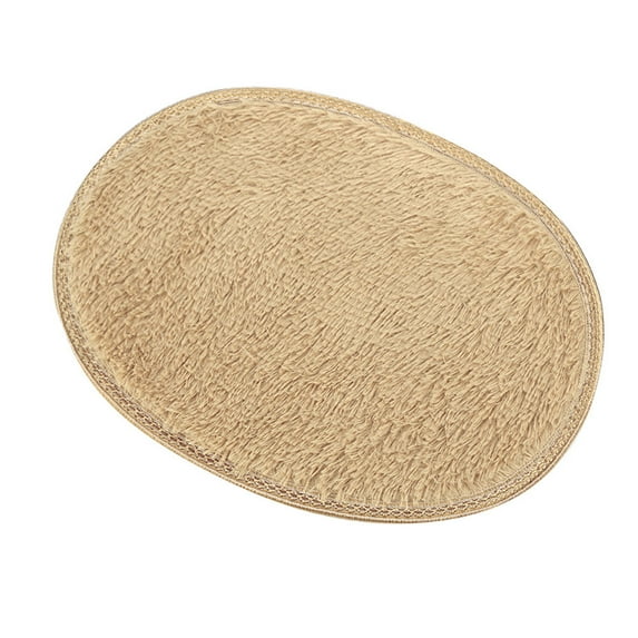 Oval Fluffy Carpet, Modern Plush Shaggy Area Rug for Kids Bedroom, Extra Comfy Cute Nursery Bedside Mat for Boys Girls Room Home Decor