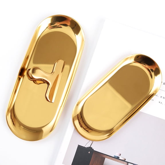 Oval Food Fruit Breakfast Dessert Storage Tray Jewelry Plate Dish Home Decor