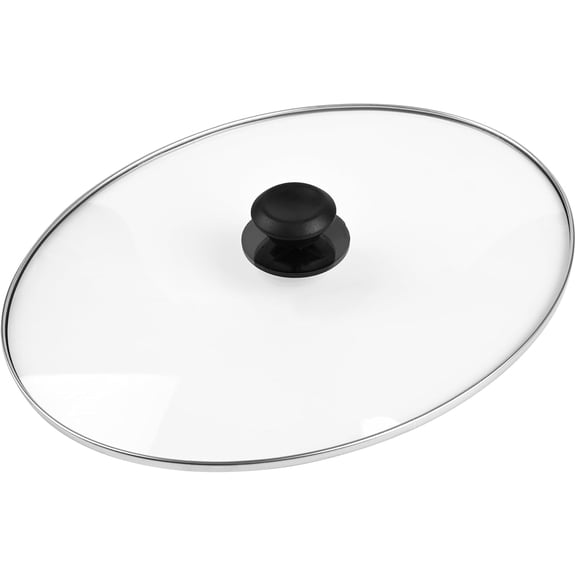 Oval Glass Lid 7 Quart Replacement Fits For Crock Pot 7qt Slow Cooker SCV700SS and for Slow Cooker SCV700 33474G SCV700-KC SCV700SS Replacement Oval 7 Quart Lids