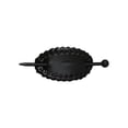 thumbnail image 1 of Oval Hair Pin with Edge Weaving - Black, 1 of 2
