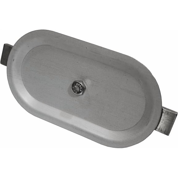 Oval Hand Hole Cover 3" x 5-1/2" by Deltech Manufacturing