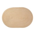 thumbnail image 1 of Oval Hand Woven Placemat 17.7 x 11.8 Inches Heat Resistant Table Mat for Dining Kitchen Durable Washable Wicker Style, 1 of 5