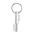 thumbnail image 1 of Oval Head Key with Key Ring Oval Head Wrench Oval Head Bit Repair Tool Key Open Security Special Bit Key, 1 of 8
