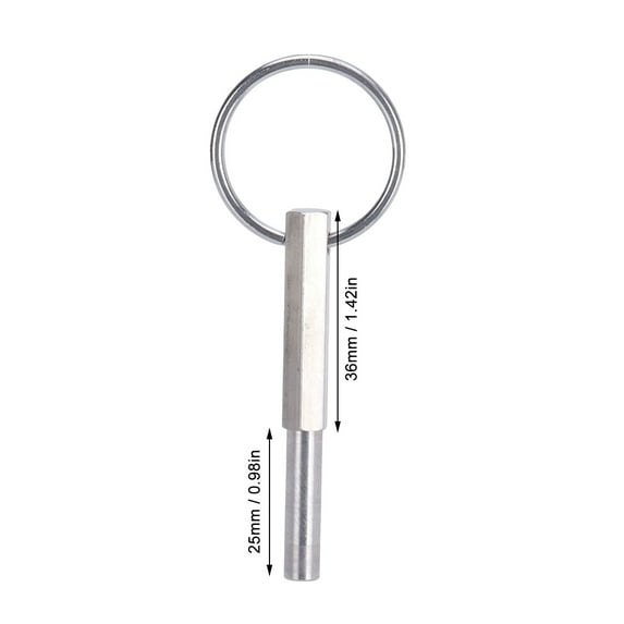 Oval Head Key with Key Ring Oval Head Wrench Oval Head Bit Repair Tool Key Open Security Special Bit Key