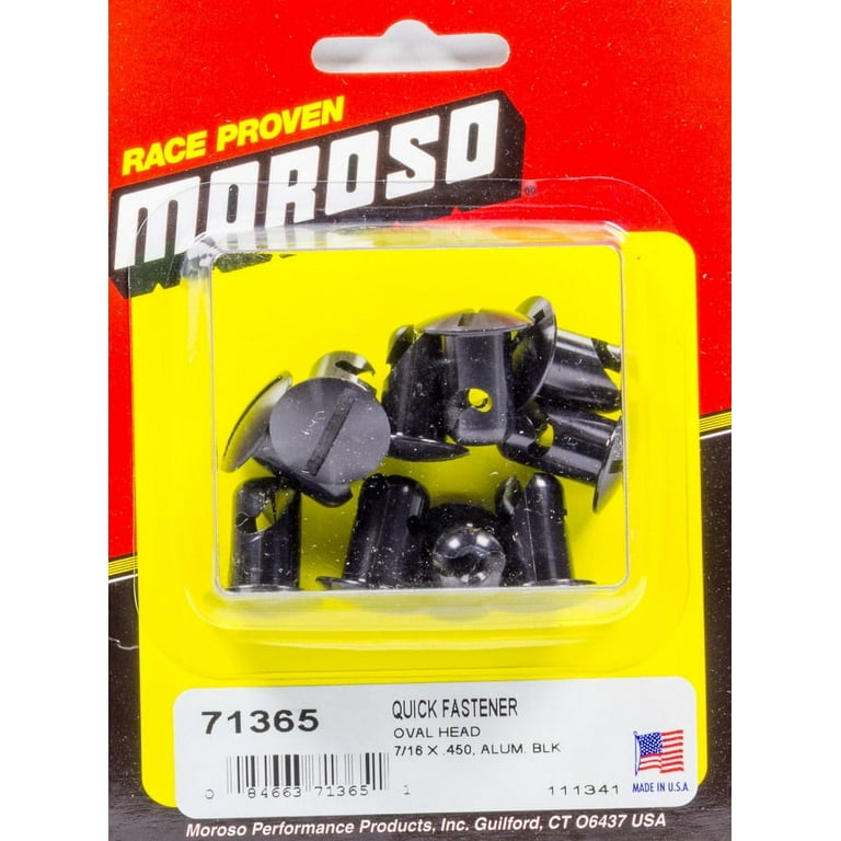 Moroso Oval Head Quick Fastener 7/16 x .450 Moroso Oval Head Quick Fastener 7/16 x .450
