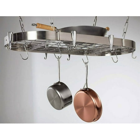 Oval Kitchen Pot Rack