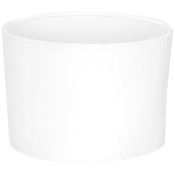 Tineasur White Oval Cloth Lampshade Simple Structure Desk Light Cover for General Users