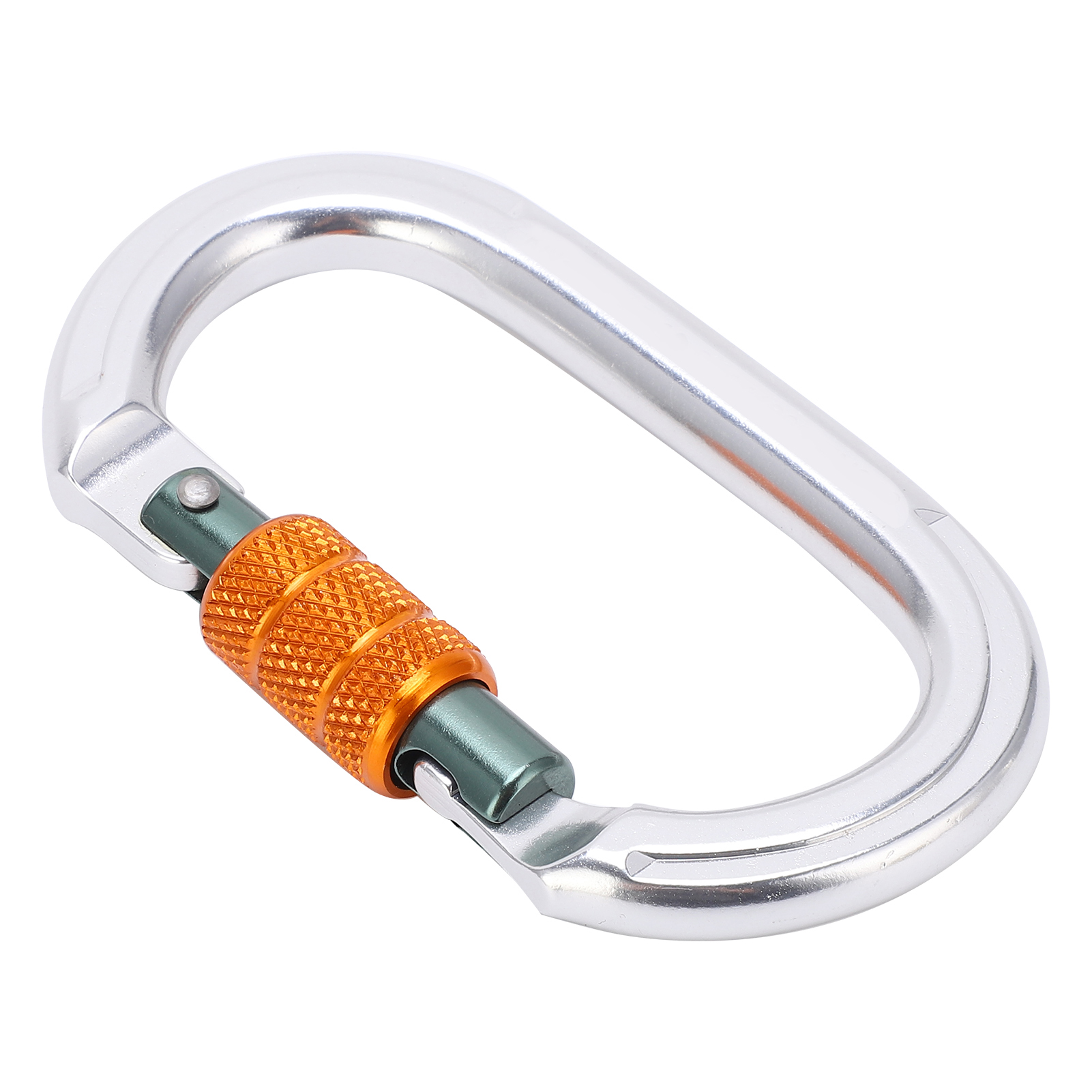 Oval Locking Carabiner, Portable High Strength Heavy Duty Flexible
