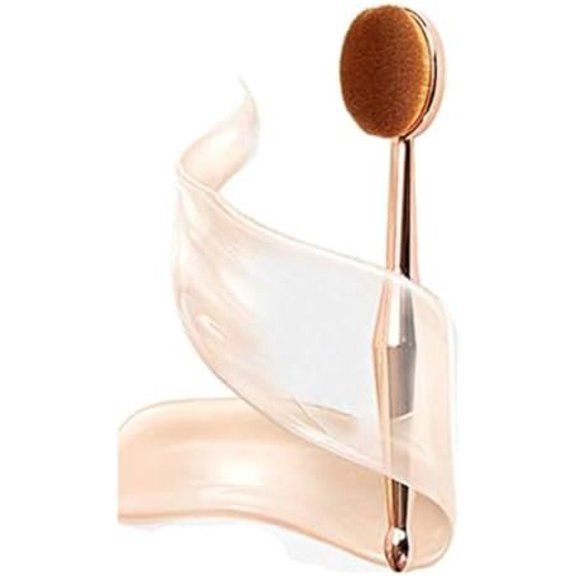 Oval Makeup Brush Set Upgraded   Application  Foundation Concealer Blusher Liquid Cream   Blending Tools