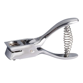 Oval Manual Paper Hole Puncher Punches Tool With Comfortable Ergonomic Handle For Cutting In Art Projects Crafts
