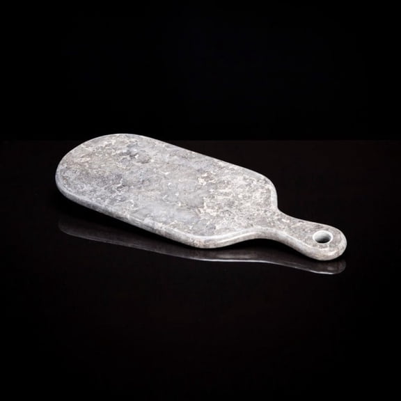 Oval Marble Serving Tray, Marble Cutting Board, Stoneware Serving Tray, 16 "W x 1 "H x 6 "D, Mid Centruy Modern Decoration for Livingroom Bedroom Diningroom