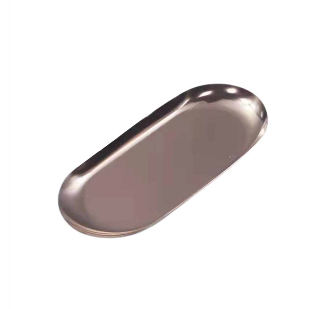 Oval Metal Tray Nordic Home Decoration Tray Candle Tray Style Jewelry