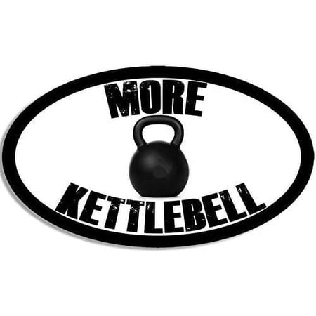 Oval More Kettlebell 3M Reflective sticker| Crossfit Kettle
