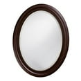 thumbnail image 1 of Oval Oil Rubbed Bronze Mirror with Wooden Grooves Frame, 1 of 1