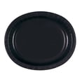 thumbnail image 1 of Oval Paper Plates, 12 in, Black, 8ct, 1 of 2