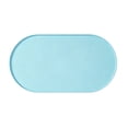 thumbnail image 1 of Oval Pet Feeding Mat, Waterproof Raised Edge Bowl Placemat, Non Slip Spill Proof Food and Water Tray for Dogs and Cats, Washable Floor Protector, 1 of 6