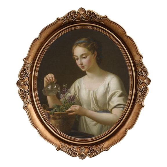 Oval Picture Frame que Photo Hanging Photo Frames Display Christmas Holiday Home Bedroom Decor Ornaments