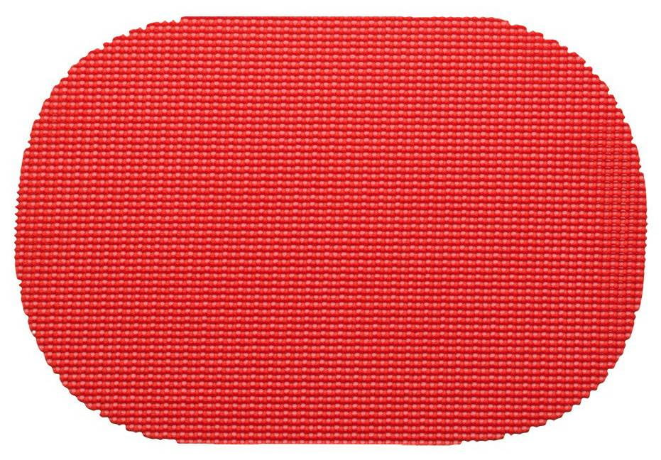 Oval Placemat in Red