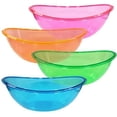 thumbnail image 1 of Oval Plastic Contoured Serving Bowls, Party Snack of Salad Bowl 80 Oz. Assorted Colors Set of 4, 1 of 1